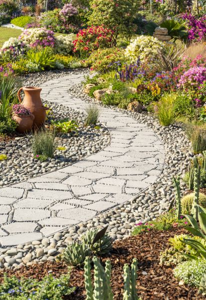 Pathway Landscaping in Lake Placid