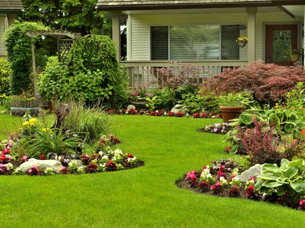Flower Garden Planting in Lake Placid