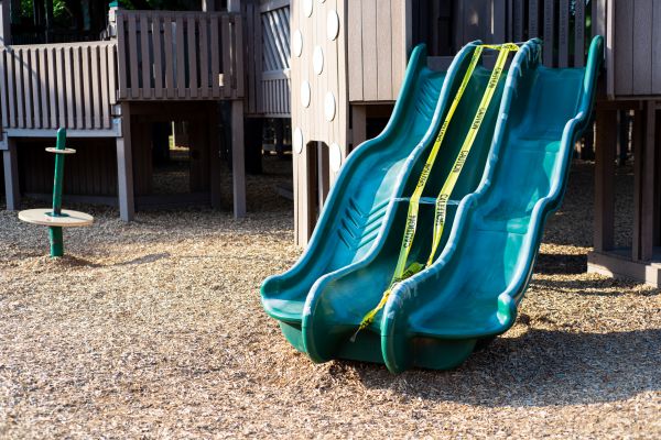 Play Area Mulch Installation in Lake Placid