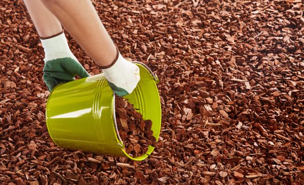 Wood Chip Landscaping in Lake Placid