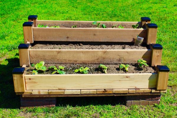Raised Garden Bed Installation in Lake Placid
